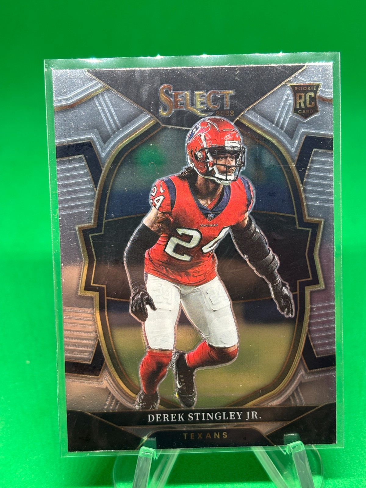 Derek Stingley Jr. Rookie Card 2022 Panini Select #48 Houston Texans