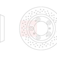 Apec Bremsscheibe Hinten Porsche Boxster 987 2004-2013 (1 StüCk)