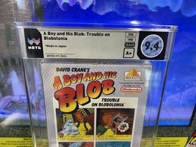 1990 NES A Boy and His Blob: Trouble on Blobolonia Classificato WATA 9.4 Sigillato A+ NUOVO