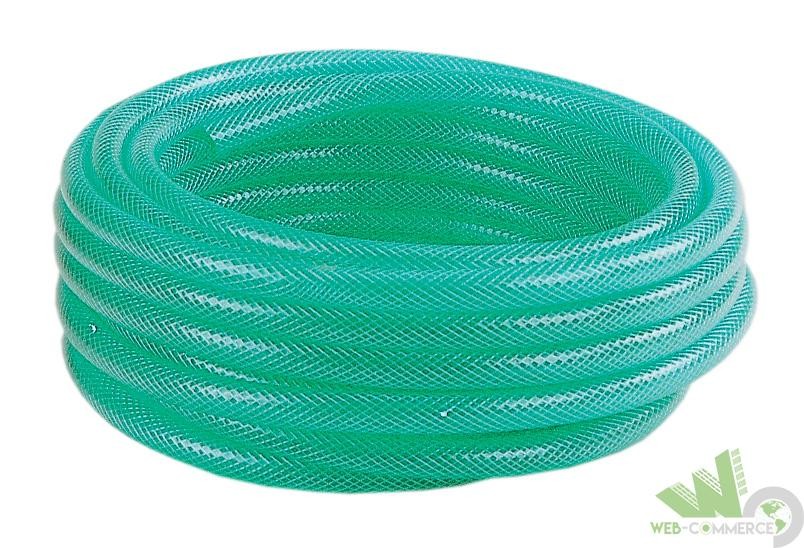 ROTOLO 15 MT TUBO RETINATO PER IRRIGAZIONE ACQUA GIARDINO ANTIGELO MM.14X19