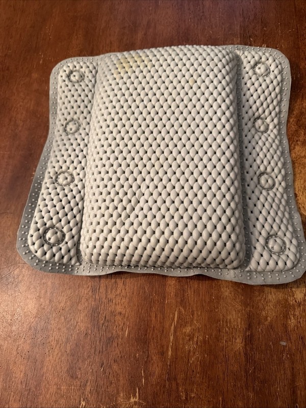 Ergonomic Bathtub Cushion Pillow Back Support for Hot Tub and Spa