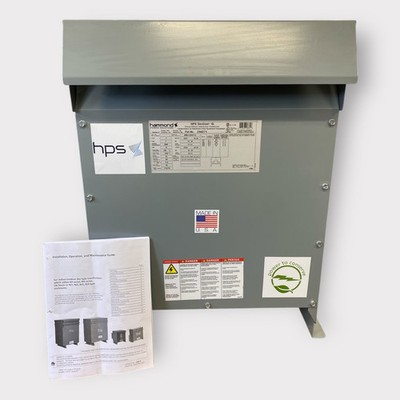 Hammond HPS Sentinel G Step-Down Transformer 60Hz 1Ph 15kVA 450v Prim / 250v Sec