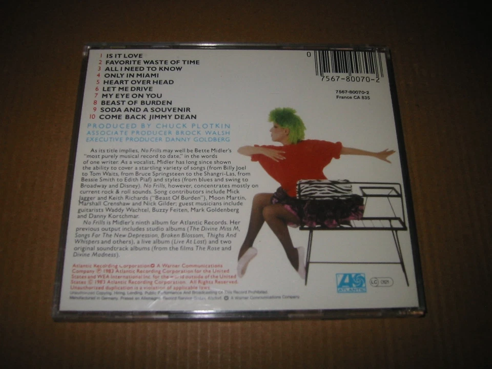 Bette Midler - No Frills - CD - Bild 2 von 3