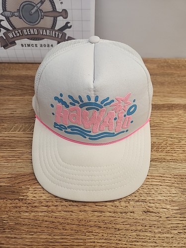 Vintage Pink 80s/90s Hawaii Small Duffel Bag And Snapback Hat - Picture 2 of 17