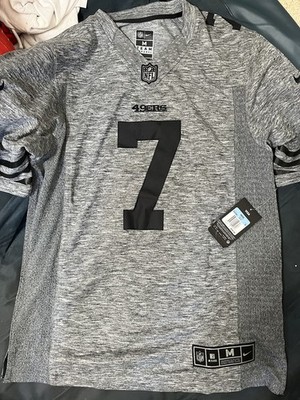 Men's San Francisco 49ers Colin Kaepernick Nike Gray/Black Limited