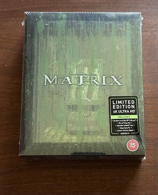 The Matrix TITANS OF CULT 4K STEELBOOK [4K UHD/Blu-ray] NEW/SEALED (UK Import)