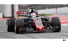 1/43 Diecast Car Haas F1 Team VF17 Romain Grosjean 2017