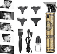 Hair Clippers for Men Professional Kit - Portable Cordless Clippers for Men W/ 7