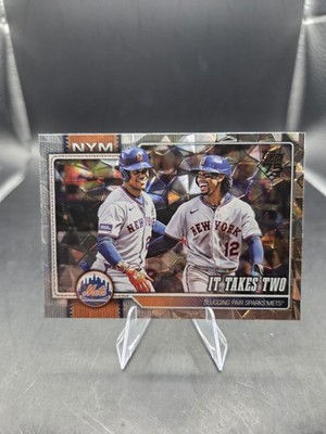 2026 Topps Series 1 - It Takes Two Juan Soto, Francisco Lindor #52 Diamante Foil