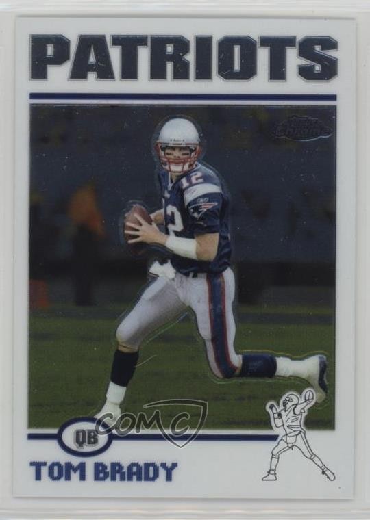 2004 Topps Chrome Tom Brady #125 1dm4