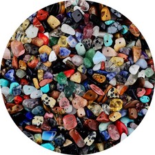 Natural Chip Stone Beads Multicolor 5-8mm About 400 Pieces 5-8mm,