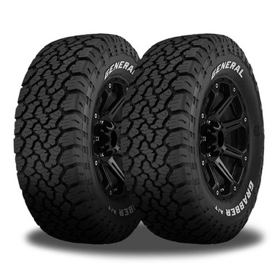 2 General Grabber A/TX WL 215/75R15 100T All Terrain 640AB 60K Mi Warranty 3PMSF