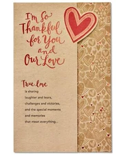 American Greetings Romantic Card (True Love) True Love