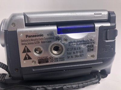 PANASONIC HANDYCAM PV-GS15 800x DIGITAL ZOOM CAMCORDER CAMERA | eBay