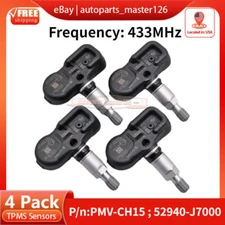 4PCS Tire Pressure Sensor TPMS For KiA Forte Cerato Koup K3 52940-J7000 PMV-CH15