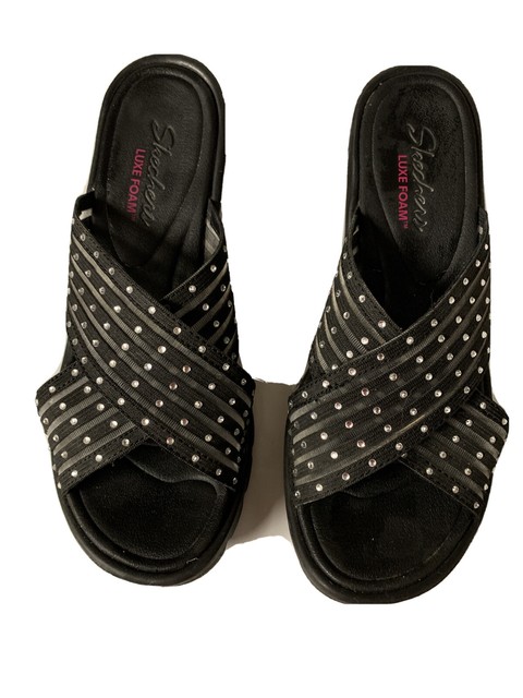 skechers relaxed fit with luxe foam sandals