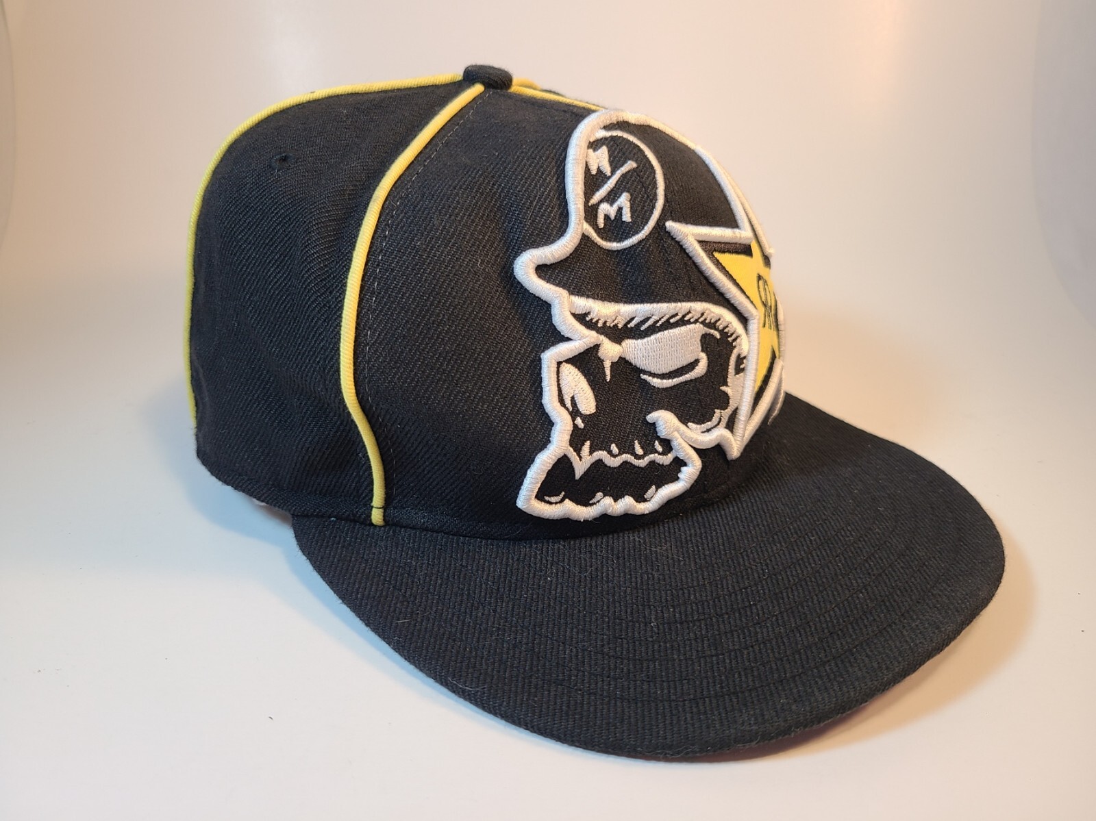 2009 Rockstar Energy Drink Metal Mulisha 7 1/8 Fitted… Gem