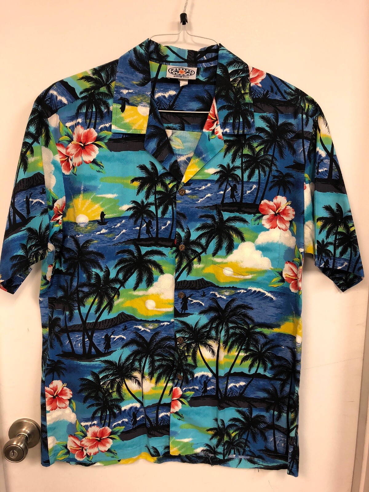Vintage Pacific Legend Men’s Hawaiian Shirt Size Larg… Gem