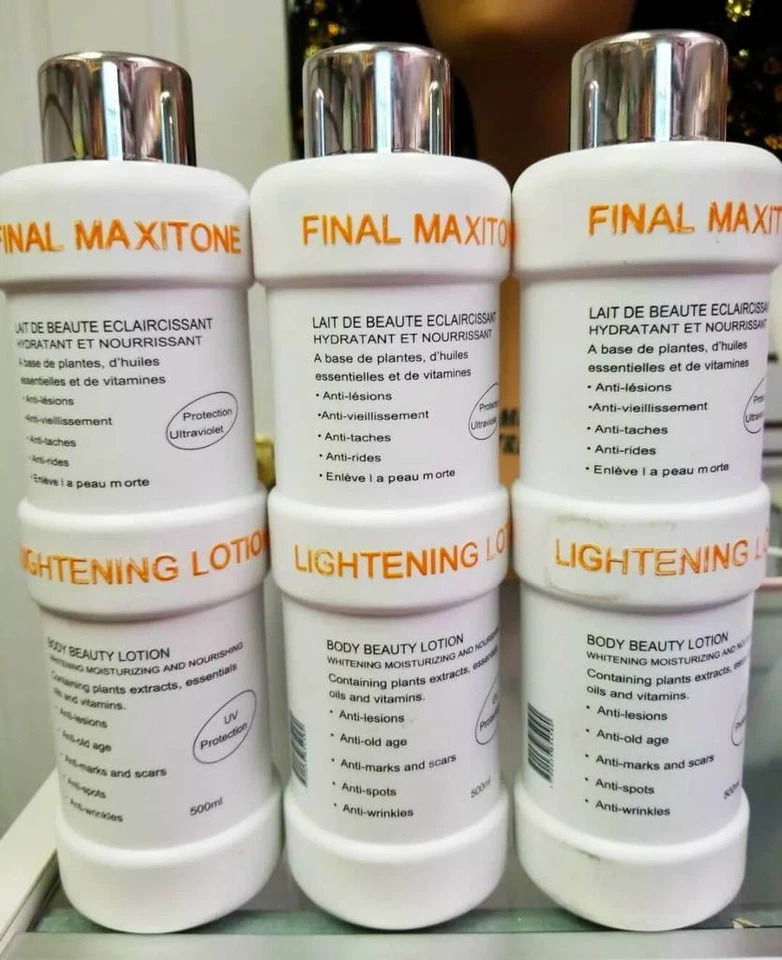 Final Maxitone Glutathion Lightening Body Beauty Lotion 500ml - 100% Authentic