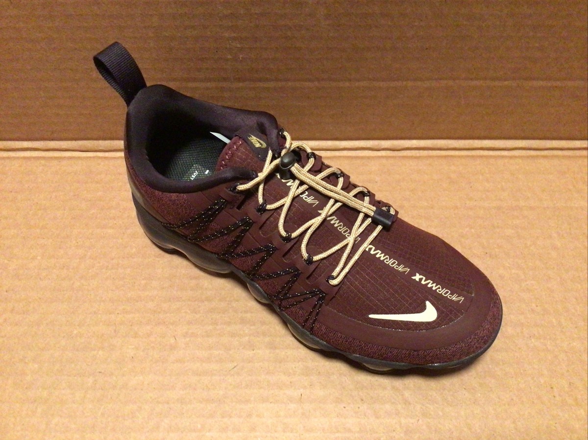 burgundy and gold vapormax
