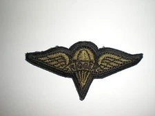 US ARMY PARACHUTE RIGGER WINGS PATCH - SUBDUED