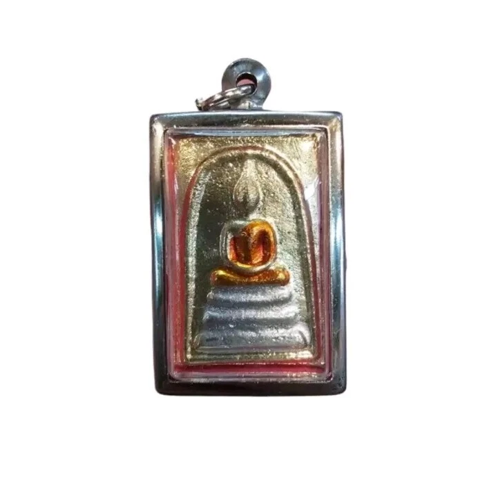  Phra Somdej Wat Rakhang, LP Phutthachan amuleto tailandés Buda estado antiguo RARO Foto 2 de 4