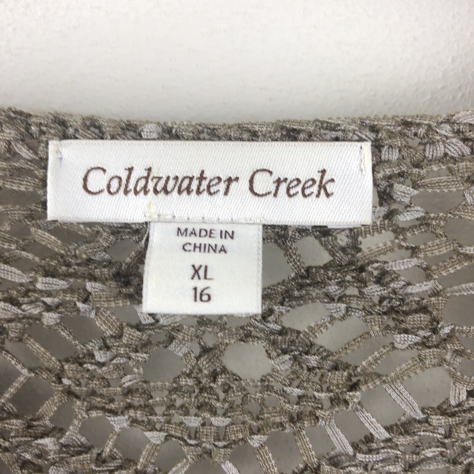 Débardeur Au Crochet Coldwater Creek Rouge Cramoisi Taille M (10-12) - Neuf Avec étiquette
