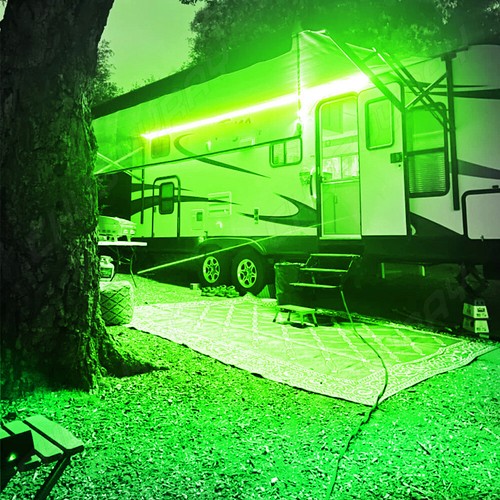 IR Remote control interior & Exterior RV LED Camper Awning Boat Light Strip USB - Picture 3 of 12