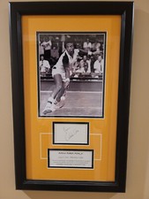 Arthur Ashe framed Autograph