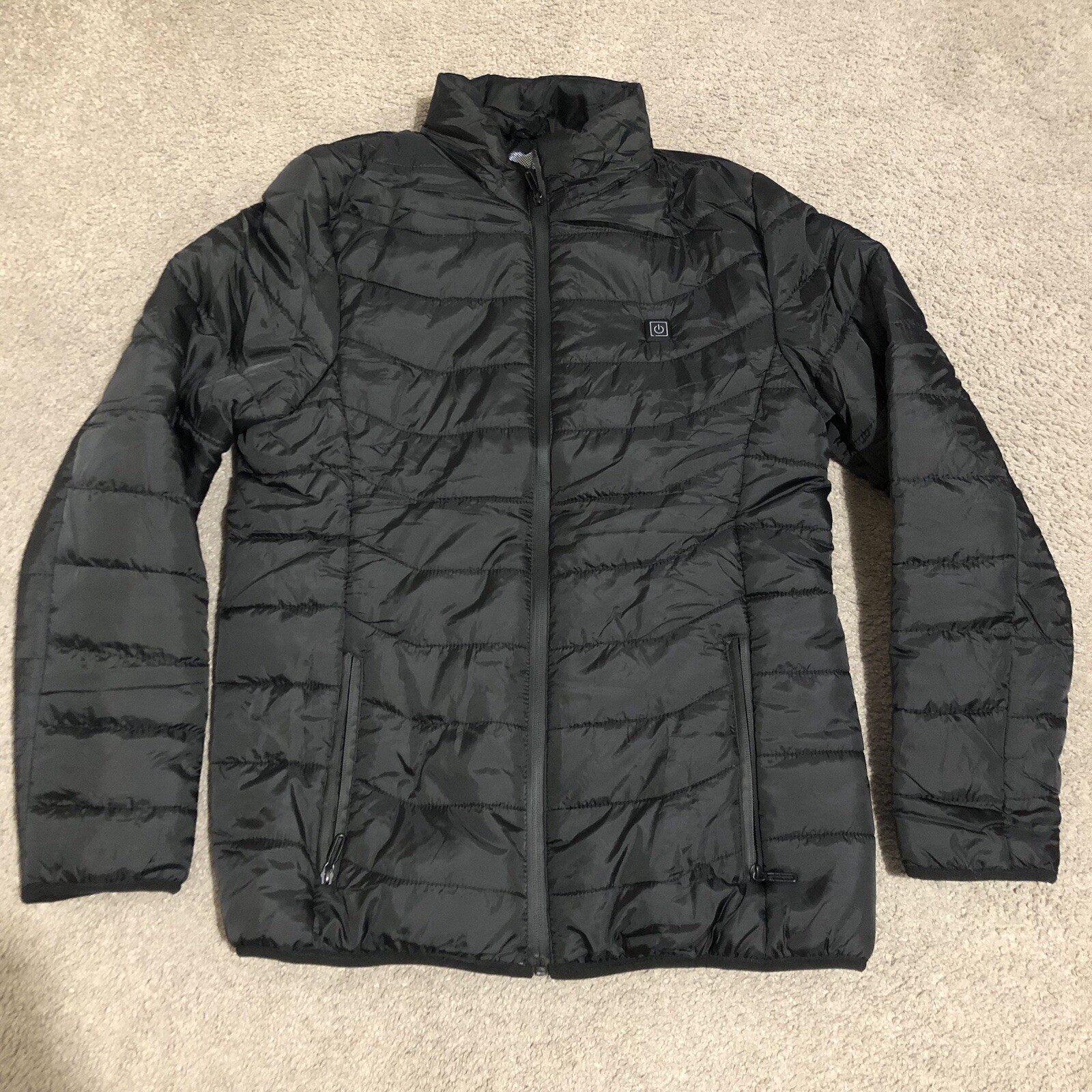 Unisex Electric Heated Jacket Small Black Great Condition Battery Not Included