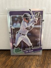 Zac Veen 2023 Donruss Baseball Rated Prospect Base Career Stat Line #46  /368