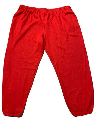 Loom Red Sweatpants Men's Size 4XL | eBay