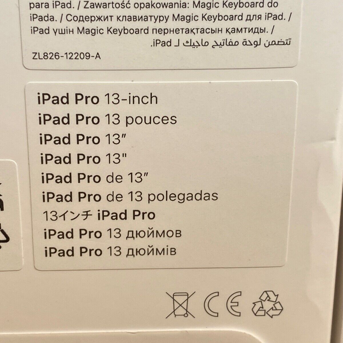 Apple Magic Keyboard iPad Pro 13 Apple Magic Keyboard iPad Pro 13