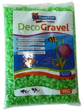 SuperFish Aquarium Deko Kies Grün 1 Kg (EUR ...