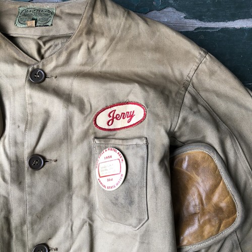 1950s Vintage Army Twill Imperial Skeet Shooting Competition Jacket 10-X - Picture 7 of 9