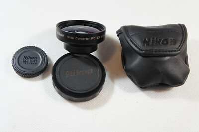 Nikon LC-ER1 Wide Converter Lens WC-E63 0.63x & LC Front/Back Caps