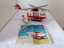 Lego 6691 Sanitätshubschrauber (1981) mit Original Bauplan - mit allen Teile