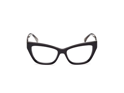 MAXMARA キャットアイクラス MM5053 005 Max Mara MM5053 005 Black Cat Eye Plastic Optical Eyeglasses