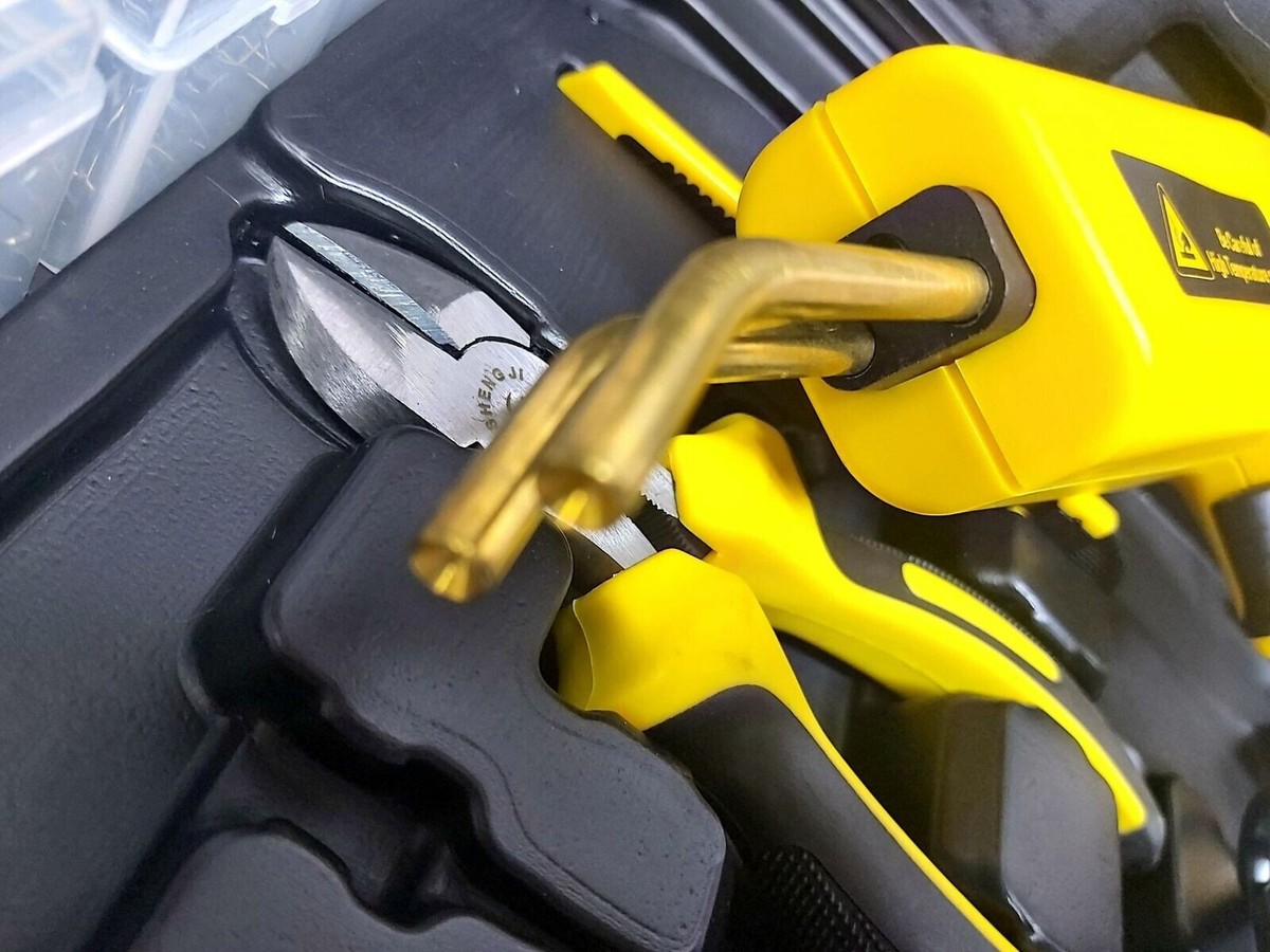 Saldatrice Per Plastica Da 50W Con 600 Pezzi - Kit Riparazione Paraurti Auto E Plastiche Fai Da Te - Foto 8