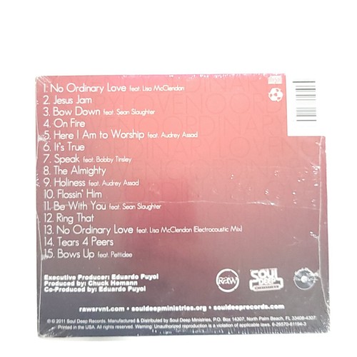 RAWSRVNT - No Ordinary Love CD New Factory Sealed 2011 Soul Deep Records Faith - Picture 2 of 2