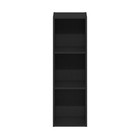 New ListingNarrow Small Bookcase Bookshelf Vertical For Tall Wall Book 3 Tier Thin Shelf