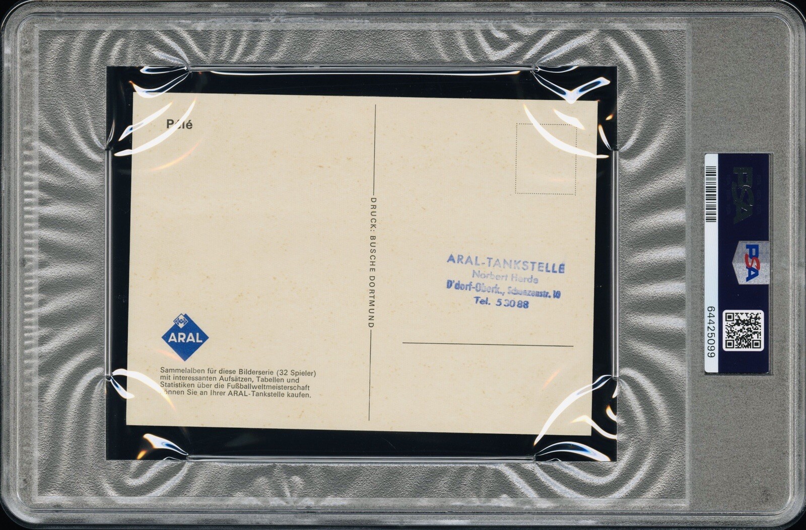 RARE💎1966 PELE ARAL FUSSBALL WELTMEISTERSCHAFT PSA 5 ONLY 4 HIGHER GRADES topps view 11