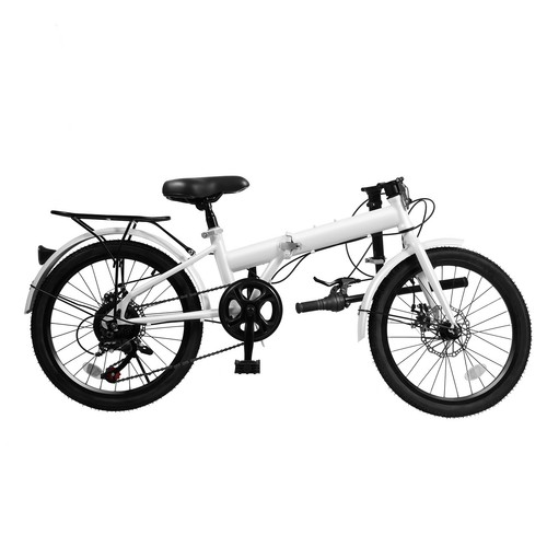 Folding Bike Foldable Bicycle 7 Speed Gears 20inch Wheels Folding City Bicycle - Picture 9 of 12
