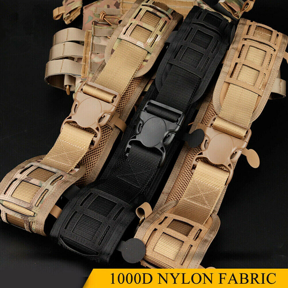 【専用】42 8 Padded Molle Tactical Battle Belt Military Adjustable Web Waist