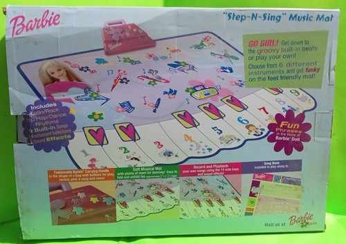 Vintage 2001 Barbie Step N Sing Music Mat - Picture 2 of 2