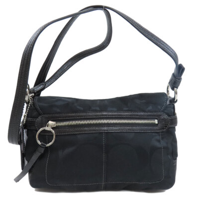 COACHふぁん COACH F17798 Shoulder Bag Signature Canvas | eBay