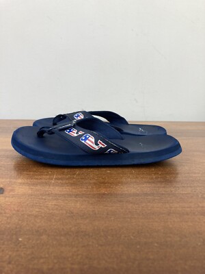 Vineyard Vines American Flag Whale Classic Flip Flop Navy  display picture 1