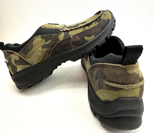 Lands End Shoe CAMO Mens Size 9.5 D 459059 Suede Slip OnAll Weather Loafer - Picture 4 of 11