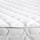 Topper trapuntato in microfibra - Coprimaterasso imbottito con elastici