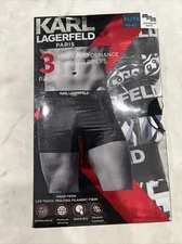 MEW Karl Lagerfeld Paris 3 Pack Men’s Performance Boxer Briefs XL
